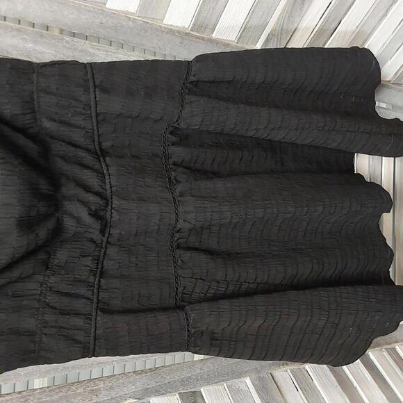 Chic Black Ruffled Mini Dress | Wild Fable | M - Picture 3 of 7